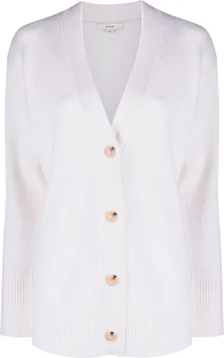 Weekend V-neck ribbed cardigan