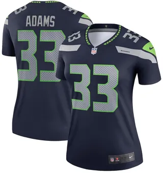 Women's Nike Jamal Adams College Navy Seattle Seahawks Legend Jersey