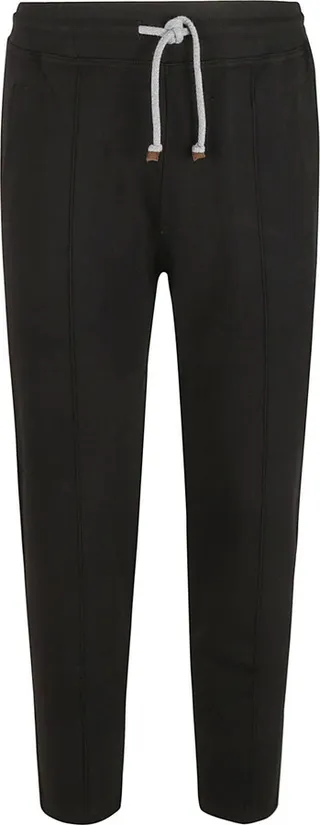 Drawstring Waist Plain Track Pants