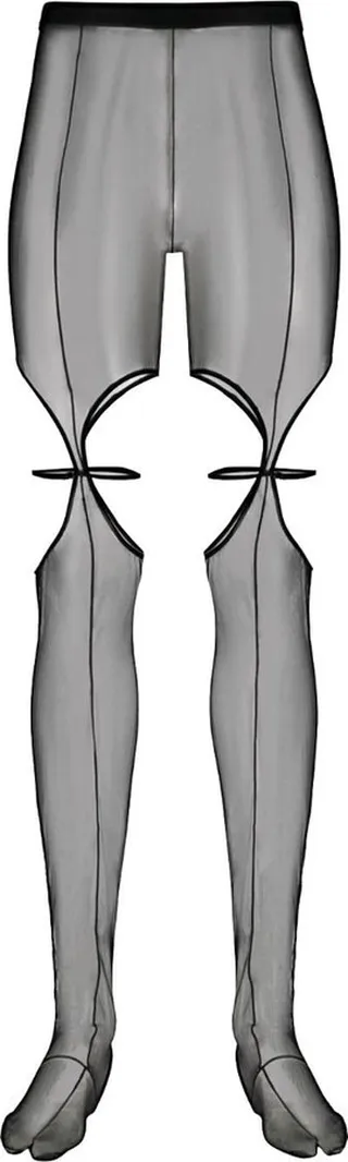 Nensi Dojaka Tulle Tights With Cut-Out