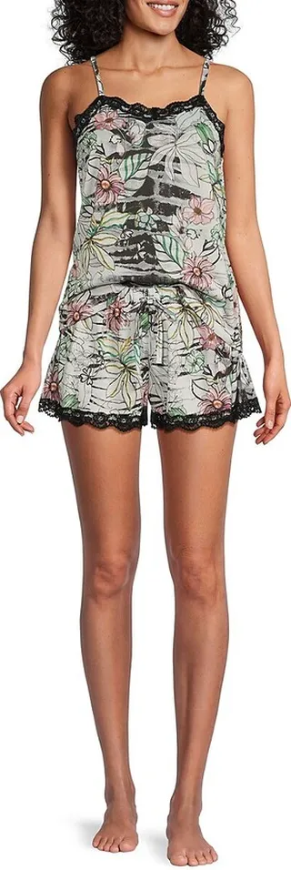 2-Piece Floral Pajama Set