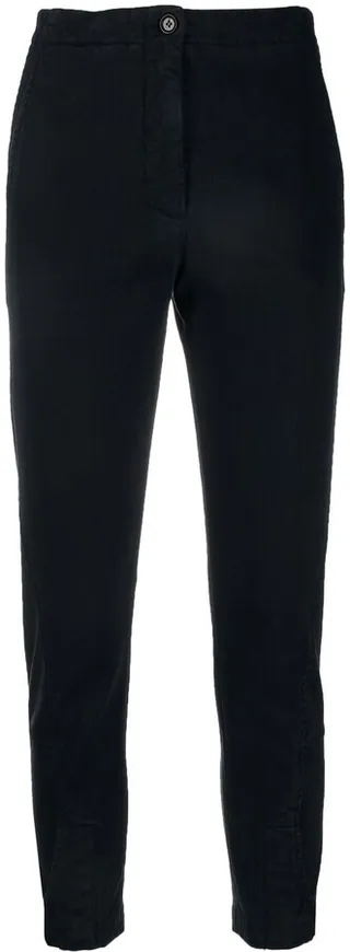 High-Waisted Cropped Trousers