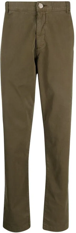 Mid-Rise Straight Trousers