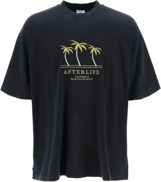Vetements Afterlife Embroidery T-Shirt