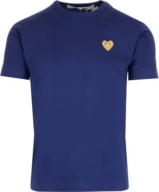 Comme des Garçons Play Logo Embroidered Crewneck T-Shirt