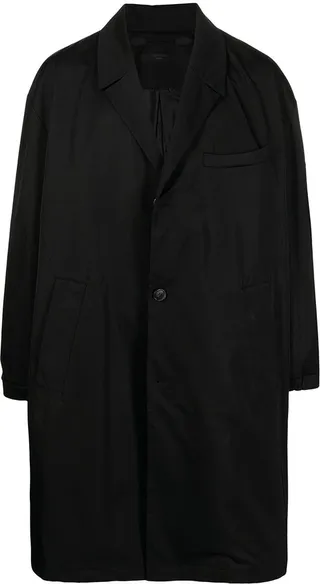 Technical Drop oversized coat