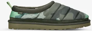 Ugg Mens Green Comb Tasman Shearling-lined Shell Slippers
