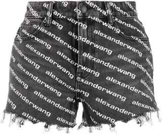 Bite Logo-Print Denim Shorts