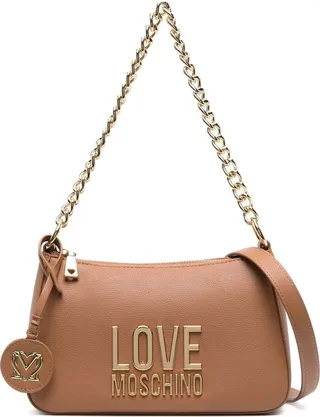 Logo-Lettering Faux-Leather Bag