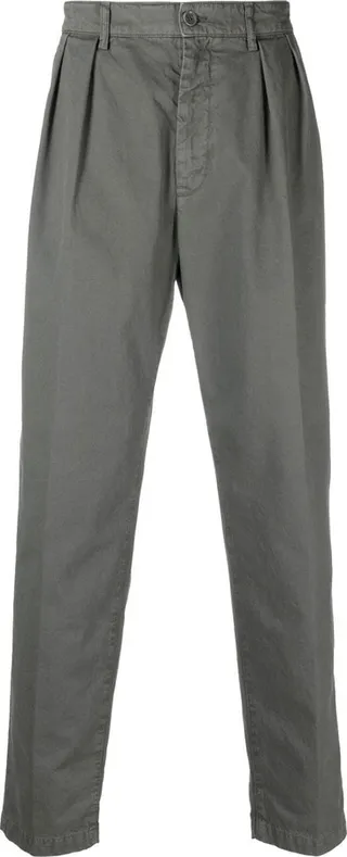Straight-Leg Tailored Trousers