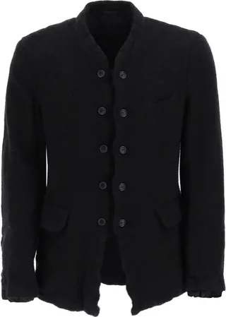 Deconstructed Boiled Wool Jacket