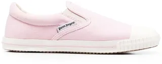Square-Toe Slip-On Sneakers