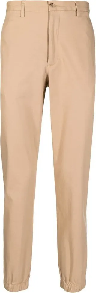 Mid-Rise Straight-Leg Trousers