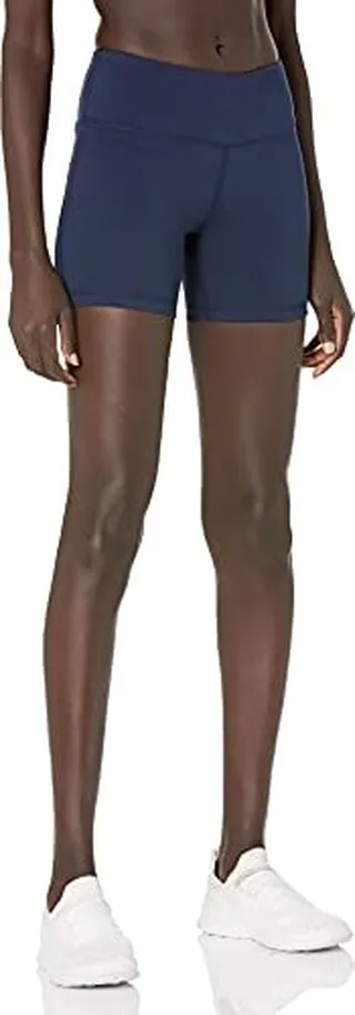 Amazon Essentials Women's Studio Sculpt Mid-Length Yoga Short