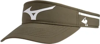 Mizuno April Ross Visor Unisex Size One Size Fits All In Color Capulet Olive-White (4U00)