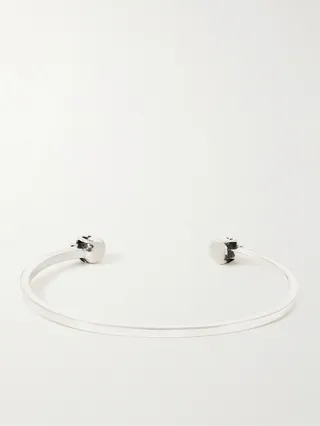 Revolution Skull Silver Cuff