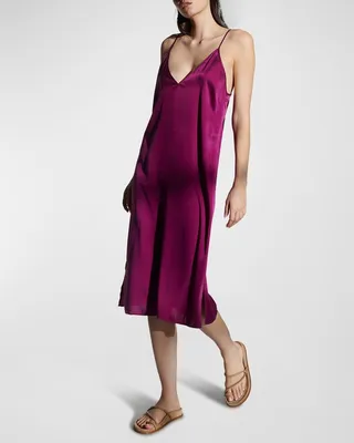 Tess Stretch-Silk Chemise