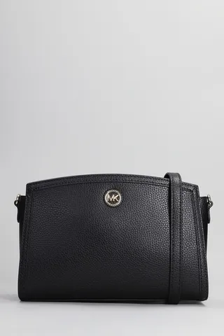 Chantal Shoulder Bag In Black Leather
