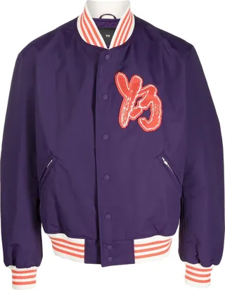 Button-Fastening Bomber Jacket