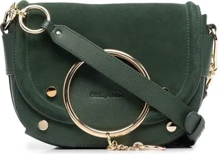 Mara embossed-logo crossbody bag
