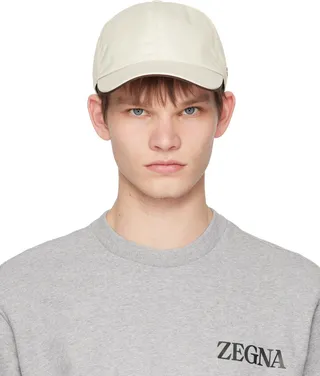ZEGNA Off-White Technical Baseball Cap