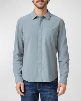 Men's Gregory Hidden-Placket Sport Shirt