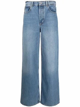High-Rise Wide-Leg Jeans