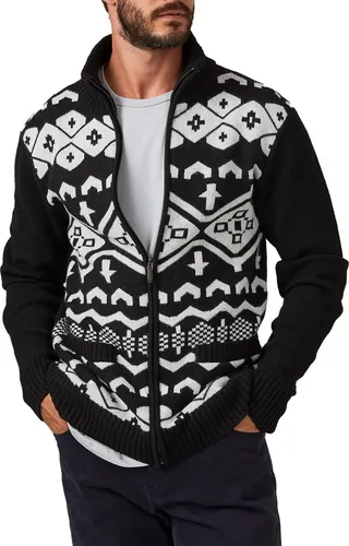 Telluride Fair Isle Zip Sweater