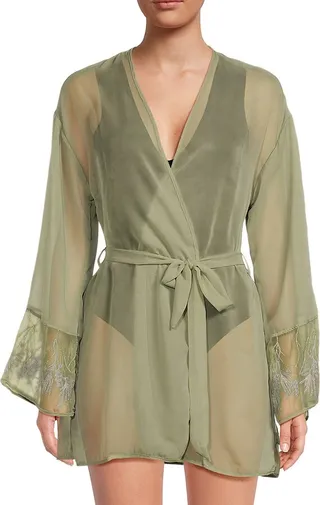 Kalahari Drop Shoulder Sheer Robe