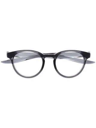 Logo Round-Frame Glasses