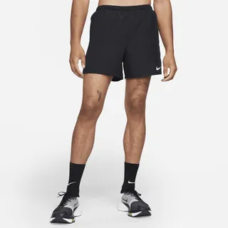 Nike Men's Challenger 5" Brief-Lined Running Shorts in Black