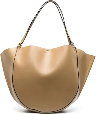 Hortensia curved tote