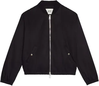 Zip-Front Bomber Jacket