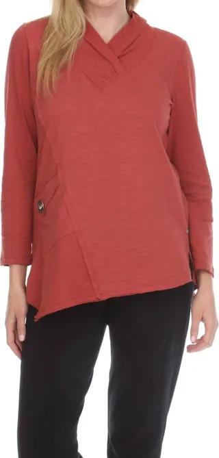 Day To Night Tunic in Chestnut
