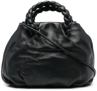 Braided-Strap Detail Tote Bag