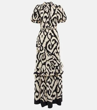 Bollywood News silk maxi dress