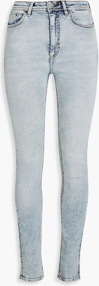 Peg high-rise skinny jeans