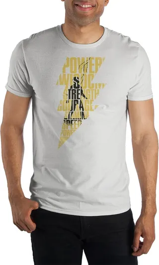 DC Comics JRs Shazam! Billy Batson Short-Sleeve T-Shirt-Small