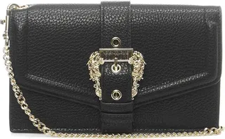 Versace Jeans Couture Logo-Buckle Chain-Linked Crossbody Bag