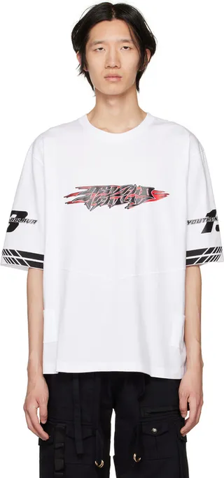 Youths in Balaclava White 'Psycho Highway' T-Shirt