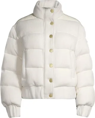 Brooklyn Cashmere Knit Bomber Jacket