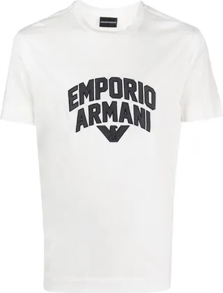 logo-print lyocell-cotton T-shirt