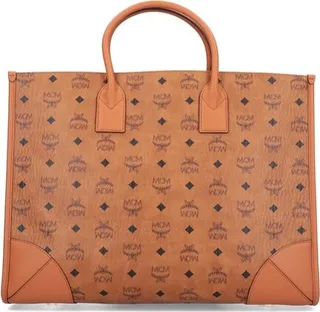 MCM München Visetos Print Tote