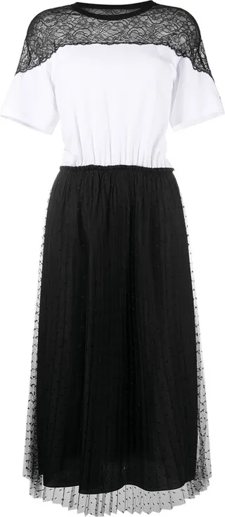 lace T-shirt dress