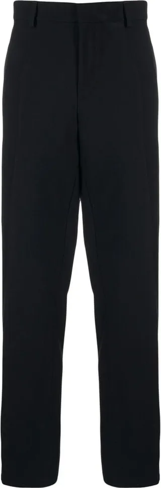 Straight-Leg Tailored Trousers