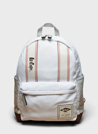 Top Handle Logo Backpack