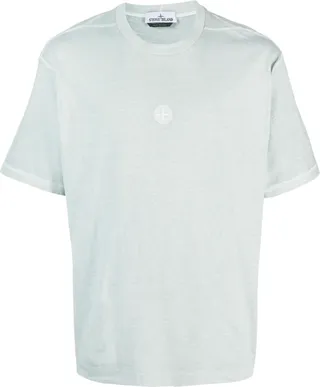 embroidered-logo cotton T-shirt