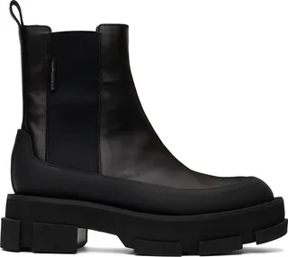 both Black Gao Chelsea Boots
