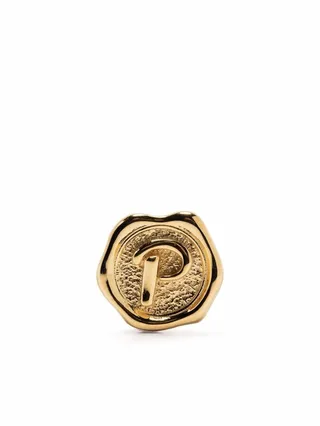POP letter P coin