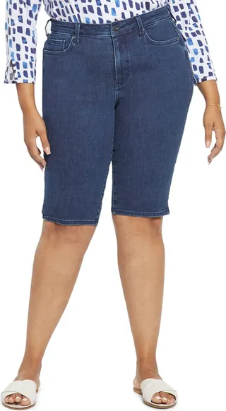 Bike Rivet Side Slit Shorts